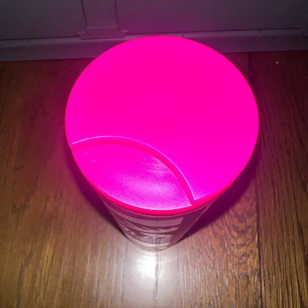 Starbucks 2021 Holiday Hot Pink Ribbon Cold Cup Tumbler 16oz